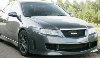 8 399 р. Бампер передний Mugen Style Acura TSX CL9 седан (2003-2008) (Неокрашенный)  с доставкой в г. Москва. Увеличить фотографию 2