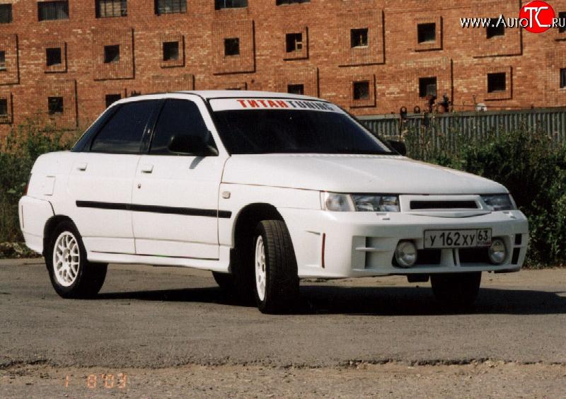 1 249 р. Молдинги Titan - sport Лада 2110 седан (1995-2007) (Неокрашенные)  с доставкой в г. Москва