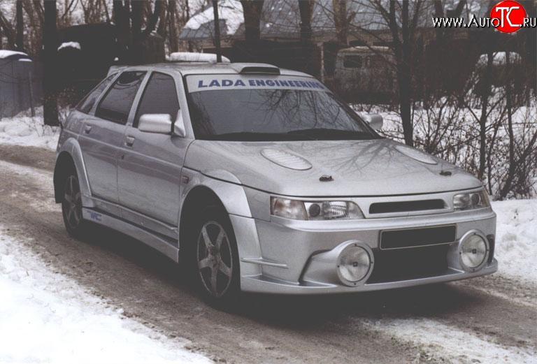 1 949 р. Жабры на капот WRC Evolution Dacia Lodgy Stepway микроавтобус дорестайлинг (2014-2019) (Неокрашенные)  с доставкой в г. Москва