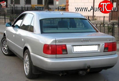 3 349 р. Козырёк STW Style на заднее лобовое стекло автомобиля Audi 100 С4 седан (1990-1995) (Неокрашенный)  с доставкой в г. Москва