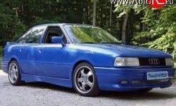 5 099 р. Пороги накладки RS Audi 80 B4 седан (1992-1996) (Неокрашенные)  с доставкой в г. Москва. Увеличить фотографию 1