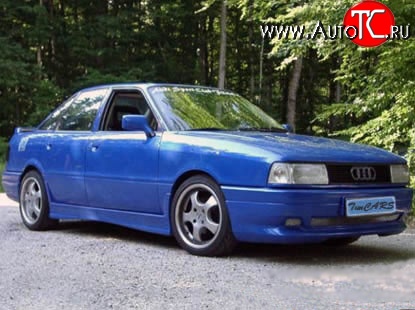 5 099 р. Пороги накладки RS  Audi 80 ( B3,  B4) (1986-1996) седан, седан (Неокрашенные)  с доставкой в г. Москва