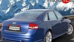 12 599 р. Задний бампер Magnus Style  Audi A6  C5 (1997-2001) дорестайлинг, седан (Неокрашенный)  с доставкой в г. Москва. Увеличить фотографию 1