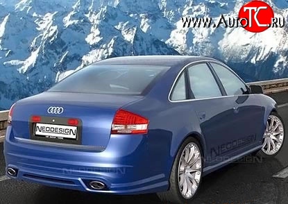 12 599 р. Задний бампер Magnus Style  Audi A6  C5 (1997-2001) дорестайлинг, седан (Неокрашенный)  с доставкой в г. Москва