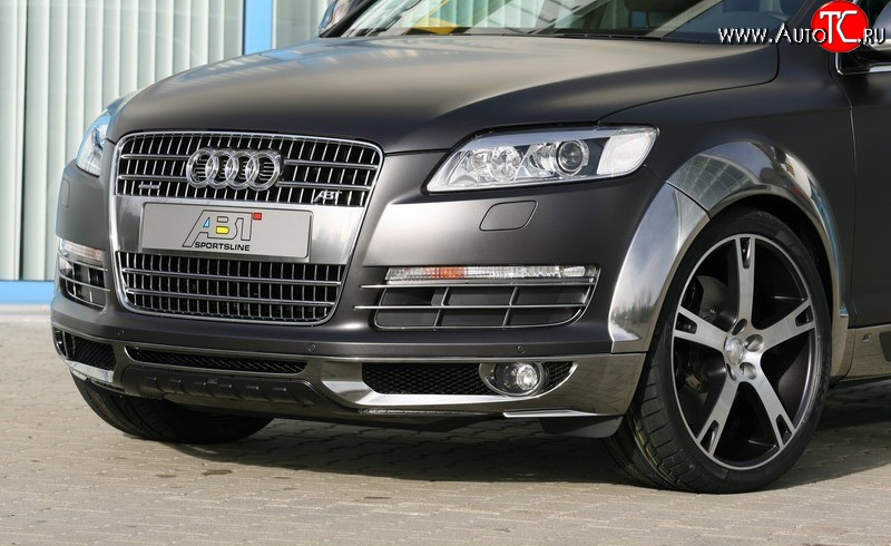 15 799 р. Накладка переднего бампера ABT Audi Q7 4L дорестайлинг (2005-2009)  с доставкой в г. Москва