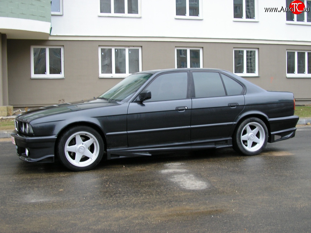 4 499 р. Пороги накладки Devil BMW 5 серия E34 седан дорестайлинг (1988-1994)  с доставкой в г. Москва