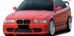 3 999 р. Передний бампер Lumma style BMW 3 серия E36 седан (1990-2000) (Неокрашенный)  с доставкой в г. Москва. Увеличить фотографию 1