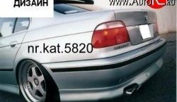 4 399 р. Накладка заднего бампера Driver BMW 5 серия E39 седан рестайлинг (2000-2003)  с доставкой в г. Москва. Увеличить фотографию 2