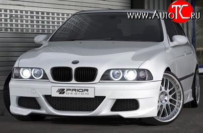 9 799 р. Передний бампер PRIOR Design BMW 5 серия E39 седан дорестайлинг (1995-2000) (Без сетки, Неокрашенный)  с доставкой в г. Москва