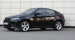 4 749 р. Накладки Global-Tuning на передний бампер автомобиля BMW X6 E71 дорестайлинг (2008-2012) (Неокрашенная)  с доставкой в г. Москва. Увеличить фотографию 10