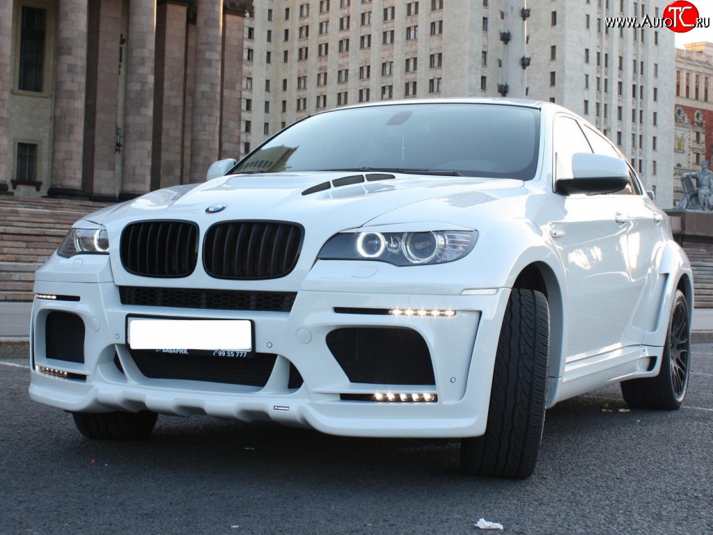 1 449 р. Реснички Hamann Tycoon Evo M BMW X6 E71 дорестайлинг (2008-2012)  с доставкой в г. Москва