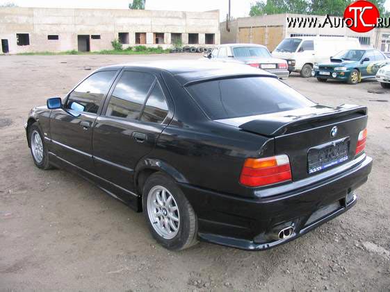 7 999 р. Задний бампер RIEGER-CONCEPT BMW 3 серия E36 седан (1990-2000)  с доставкой в г. Москва