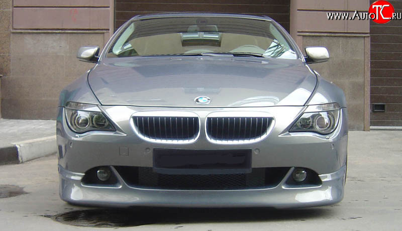 11 099 р. Накладка на передний бампер BMW 6 серия E63 дорестайлинг, купе (2003-2007) (Неокрашенная)  с доставкой в г. Москва