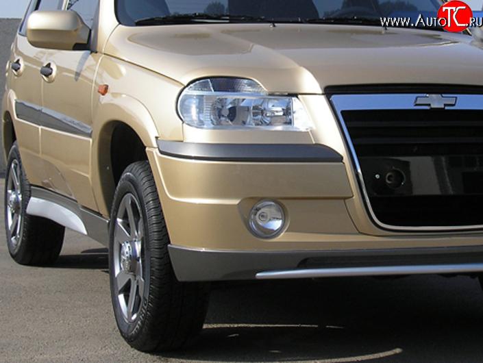 1 749 р. Противотуманные фары Атака Chevrolet Niva 2123 дорестайлинг (2002-2008)  с доставкой в г. Москва