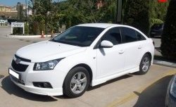 3 899 р. Пороги накладки Sport Style Chevrolet Cruze J305 хэтчбек дорестайлинг (2009-2012) (Неокрашенные)  с доставкой в г. Москва. Увеличить фотографию 1