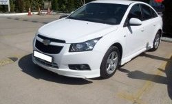 3 899 р. Пороги накладки Sport Style Chevrolet Cruze J300 седан дорестайлинг (2009-2012) (Неокрашенные)  с доставкой в г. Москва. Увеличить фотографию 3