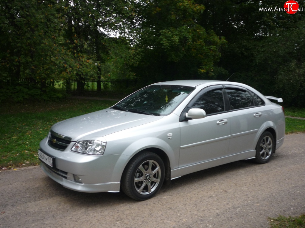 3 399 р. Пороги накладки CTS Chevrolet Lacetti седан (2002-2013) (Неокрашенные)  с доставкой в г. Москва