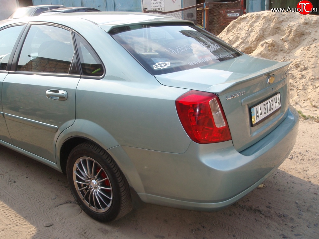 2 699 р. Спойлер CTS Chevrolet Lacetti седан (2002-2013) (Неокрашенный)  с доставкой в г. Москва