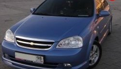 5 949 р. Накладка Street Edition на передний бампер Chevrolet Lacetti седан (2002-2013) (Неокрашенная)  с доставкой в г. Москва. Увеличить фотографию 1