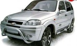 6 999 р. Передний бампер Апал Chevrolet Niva 2123 дорестайлинг (2002-2008) (Неокрашенный)  с доставкой в г. Москва. Увеличить фотографию 2