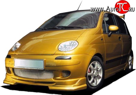 3 999 р. Накладка переднего бампера Sport-Line Daewoo Matiz M100 дорестайлинг (1998-2000)  с доставкой в г. Москва