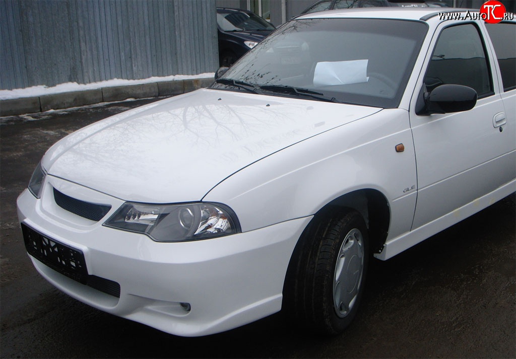 6 099 р. Пороги накладки GT Dynamics Daewoo Nexia рестайлинг (2008-2015) (Неокрашенные)  с доставкой в г. Москва