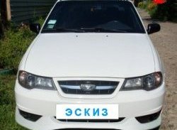 3 649 р. Накладка переднего бампера Sport Daewoo Nexia рестайлинг (2008-2015) (Неокрашенная)  с доставкой в г. Москва. Увеличить фотографию 3