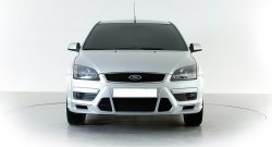 2 899 р. Накладка переднего бампера Sport Style Ford Focus 2  седан дорестайлинг (2004-2008) (Неокрашенная)  с доставкой в г. Москва. Увеличить фотографию 3