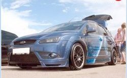 4 999 р. Накладка переднего бампера ST Sport Ford Focus 2  седан дорестайлинг (2004-2008) (Неокрашенная)  с доставкой в г. Москва. Увеличить фотографию 2