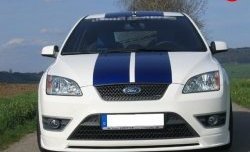 4 999 р. Накладка переднего бампера ST Sport Ford Focus 2  седан дорестайлинг (2004-2008) (Неокрашенная)  с доставкой в г. Москва. Увеличить фотографию 7