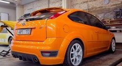 5 999 р. Накладка заднего бампера ST Sport  Ford Focus  2 (2004-2008) хэтчбэк 3 дв. дорестайлинг, хэтчбэк 5 дв. дорестайлинг (Неокрашенный)  с доставкой в г. Москва. Увеличить фотографию 5