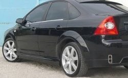 4 649 р. Пороги накладки ICС Ford Focus 2  седан дорестайлинг (2004-2008) (Неокрашенные)  с доставкой в г. Москва. Увеличить фотографию 5