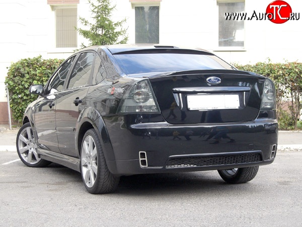 14 299 р. Задний бампер Concept  Ford Focus  2 (2004-2011)  седан дорестайлинг, седан рестайлинг (Неокрашенный)  с доставкой в г. Москва