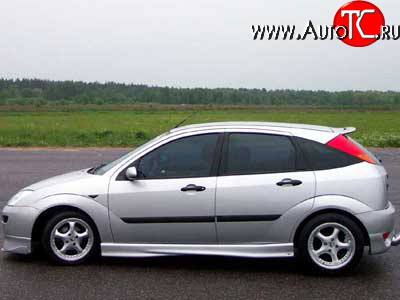 3 699 р. Пороги накладки Sport V1 Ford Focus 1 седан дорестайлинг (1998-2002)  с доставкой в г. Москва