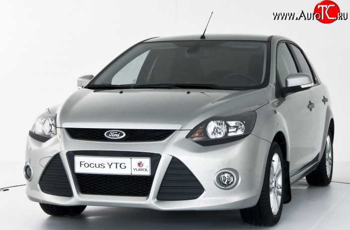 5 699 р. Передний бампер YTR Ford Focus 2 универсал рестайлинг (2007-2011) (Неокрашенный)  с доставкой в г. Москва