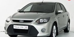 5 699 р. Передний бампер YTR Ford Focus 2 седан рестайлинг (2007-2011) (Неокрашенный)  с доставкой в г. Москва. Увеличить фотографию 4