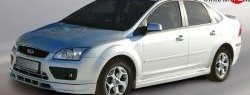 4 999 р. Накладка переднего бампера FT Ford Focus 2  седан дорестайлинг (2004-2008) (Неокрашенная)  с доставкой в г. Москва. Увеличить фотографию 2