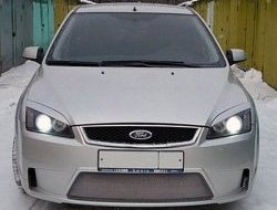 14 299 р. Передний бампер Concept Ford Focus 2 хэтчбэк 3 дв. дорестайлинг (2004-2007) (Неокрашенный)  с доставкой в г. Москва. Увеличить фотографию 2