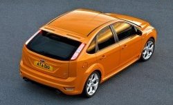 6 999 р. Спойлер ST  Ford Focus  2 (2004-2011) хэтчбэк 3 дв. дорестайлинг, хэтчбэк 5 дв. дорестайлинг, хэтчбэк 3 дв. рестайлинг, хэтчбэк 5 дв. рестайлинг (Неокрашенный)  с доставкой в г. Москва. Увеличить фотографию 2