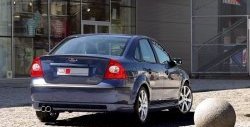 5 699 р. Накладка бампера MS  Ford Focus  2 (2004-2008)  седан дорестайлинг (Неокрашенная)  с доставкой в г. Москва. Увеличить фотографию 1