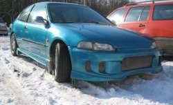 8 899 р. Передний бампер R-Style Honda Civic EG седан (1992-1995)  с доставкой в г. Москва. Увеличить фотографию 2