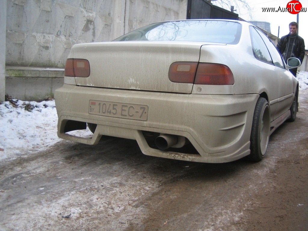 8 899 р. Задний бампер Racing Honda Civic EG седан (1992-1995)  с доставкой в г. Москва