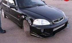 5 049 р. Передний бампер на Honda Civic EJ,EK,EM седан дорестайлинг (1995-1998)  с доставкой в г. Москва. Увеличить фотографию 2