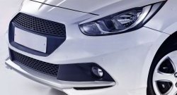 1 099 р. Реснички Sport  Hyundai Solaris  RBr (2010-2014) седан дорестайлинг, хэтчбэк дорестайлинг (Неокрашенные)  с доставкой в г. Москва. Увеличить фотографию 1