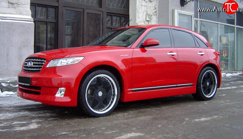 21 099 р. Передние крылья AERO INFINITI FX35 S50 дорестайлинг (2002-2005) (Неокрашенные)  с доставкой в г. Москва