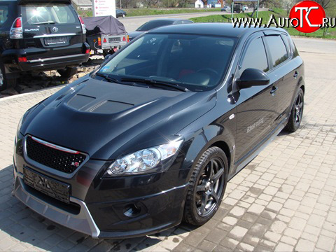 1 399 р. Реснички Khust-Tuning KIA Ceed 1 ED дорестайлинг, хэтчбэк 5 дв. (2006-2010)  с доставкой в г. Москва