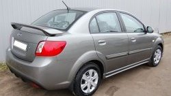 5 999 р. Пороги накладки GT Dynamics KIA Rio 2 JB дорестайлинг седан (2005-2009) (Неокрашенные)  с доставкой в г. Москва. Увеличить фотографию 3