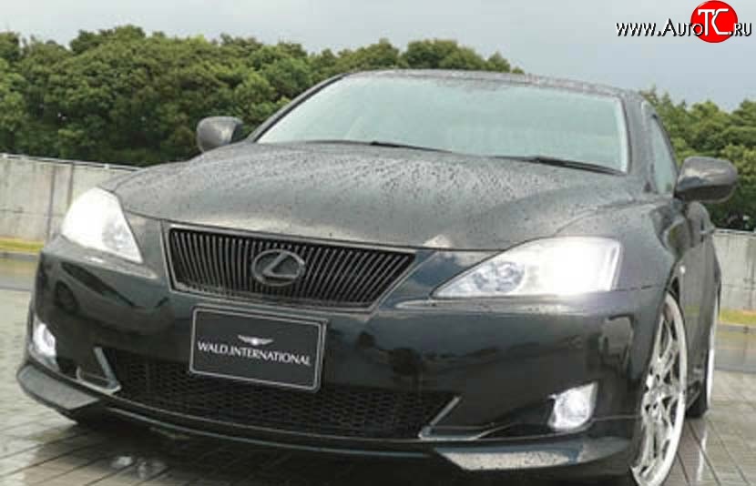 11 399 р. Накладка переднего бампера Wald Lexus IS250 XE20 седан дорестайлинг (2005-2013) (Неокрашенная)  с доставкой в г. Москва