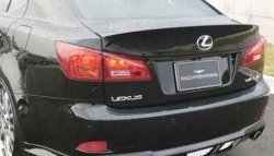 12 599 р. Накладка заднего бампера Wald Lexus IS250 XE20 седан дорестайлинг (2005-2013) (Неокрашенная)  с доставкой в г. Москва. Увеличить фотографию 2