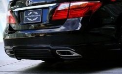 15 699 р. Накладка заднего бампера Wald Lexus LS460 XF40 дорестайлинг (2006-2009) (Неокрашенная)  с доставкой в г. Москва. Увеличить фотографию 3